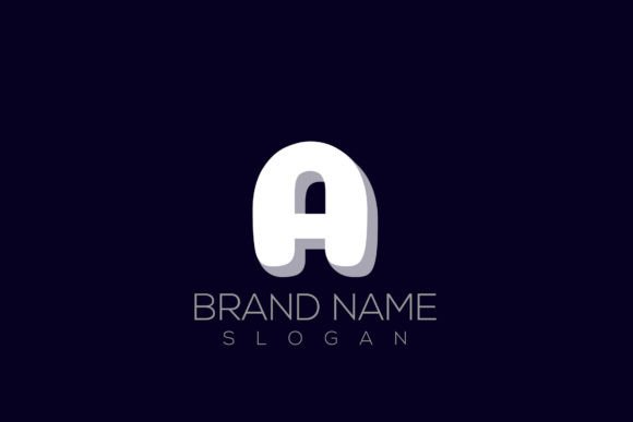 3D a Logo Vector | 3D Letter A Logo: Elevate Your Brand