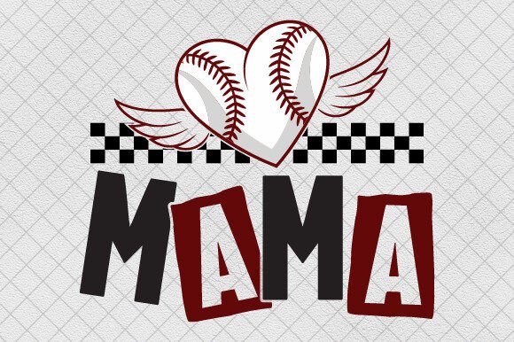 Baseball Mama Coquette Bow Varsity PNG: A Designer's Take