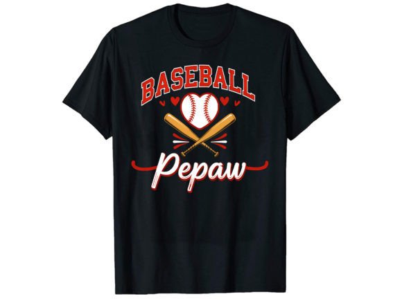 Baseball Pepaw T-Shirt Design: Capturing Classic Americana