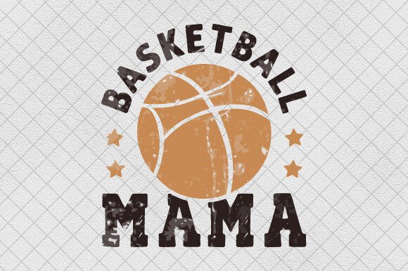 Basketball Mama PNG Coquette Bow Dots