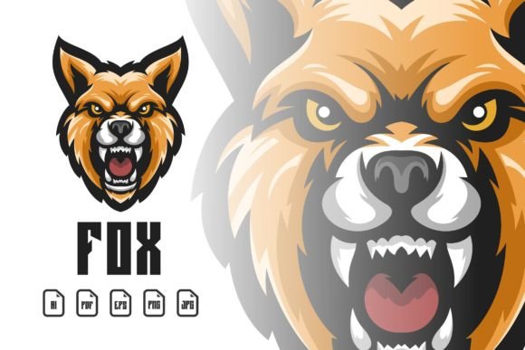 Fox Mascot Logo Illustrator: A Bold Design Asset