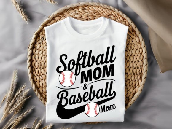 Game Day Ready: The Softball Mom & Baseball T-Shirt Design