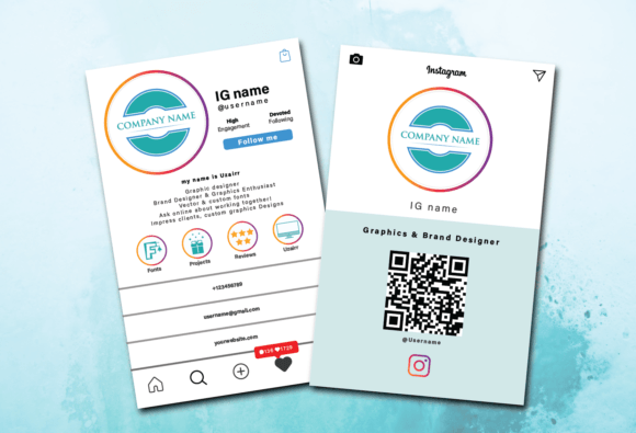 IG Social Business Card: A Modern Digital First Impression