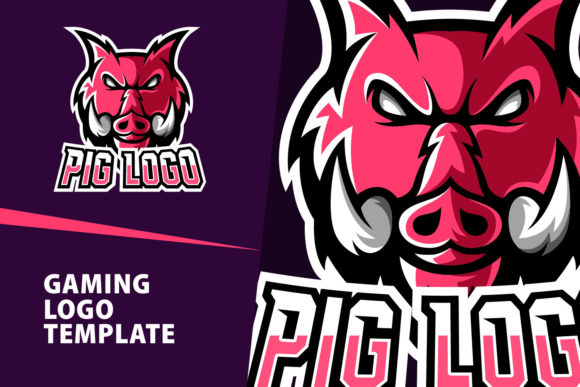 Pig Mascot Gaming Logo: Build a Bold Brand