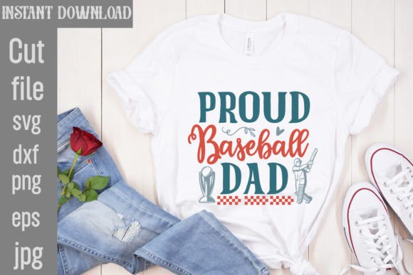Proud Baseball Dad SVG: A Design Asset for Your Projects