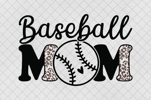 Retro Sport Mama PNG & Baseball Mom PNG: Your Go-To Game Day Design Asset