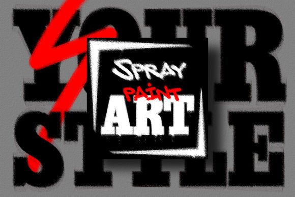 Spray Paint Text Effect: Gritty Urban Aesthetic for Bold Designs