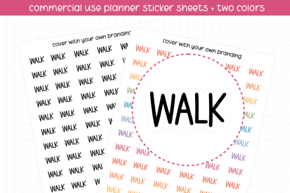 Step Up Your Planner Game with Walk Planner Stickers