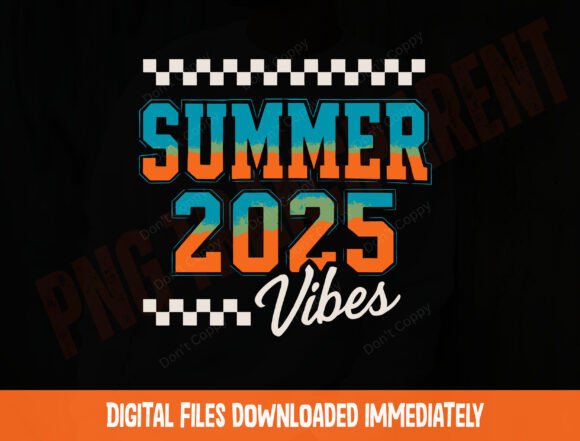 Summer Vibes PNG: Retro Distressed Design for Bold Projects