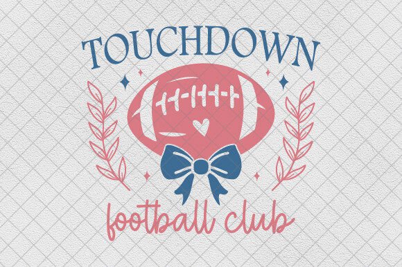 Touchdown Football Season Coquette Bow