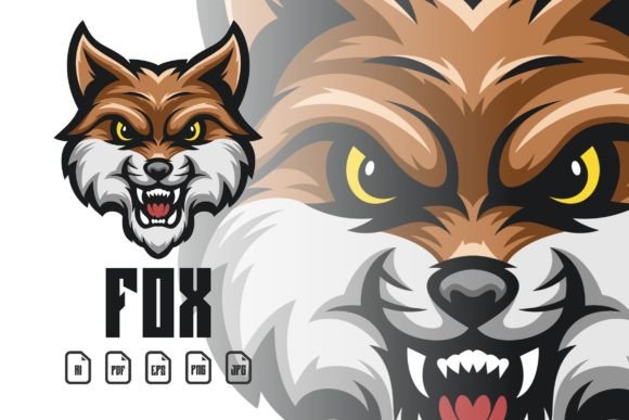 Unleash Your Brand's Spirit with the Illustration Fox Mascot Logo