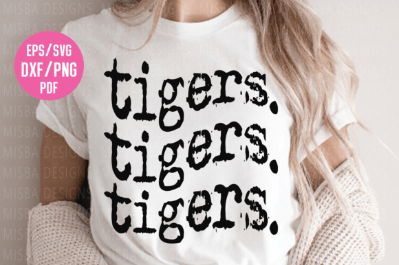 Varsity Tigers SVG: Unleashing School Pride with Tigers Mascot PNG